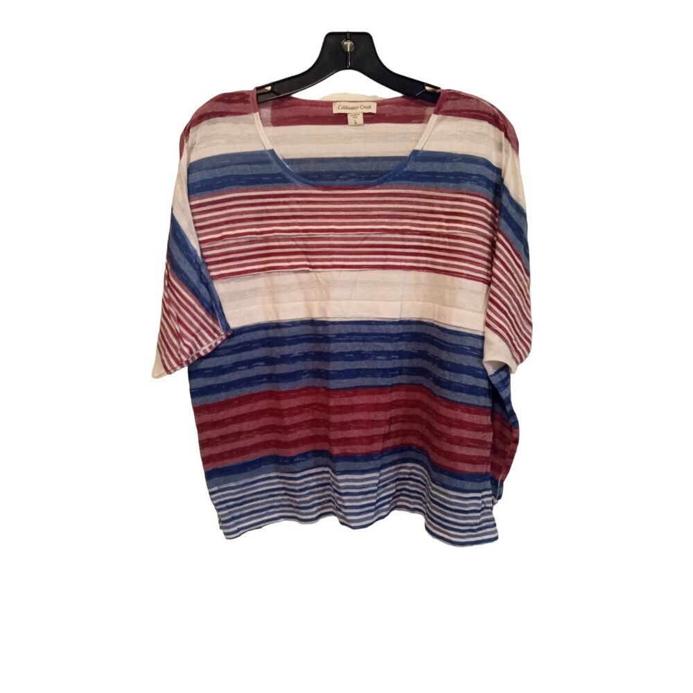 Coldwater Creek‎ color block basic everyday tee